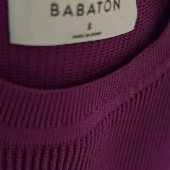 Babaton Ribbed Crop Tee - Picture 5 of 6